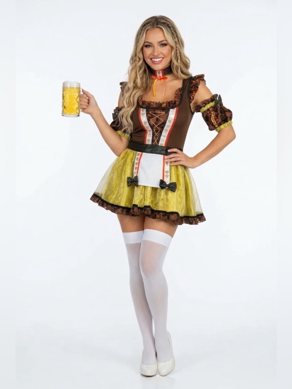 NWT! Oktoberfest Beer Maid Renaissance German Dress Costume - Cosplay -SMALL